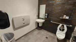 Accessible restroom across from C2410