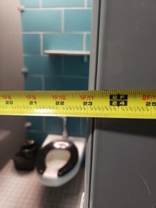 Stall door width 23 inches