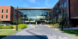 Kington Plaza facing west