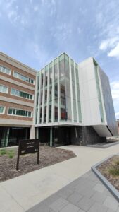 Norris Hall main entrance approach