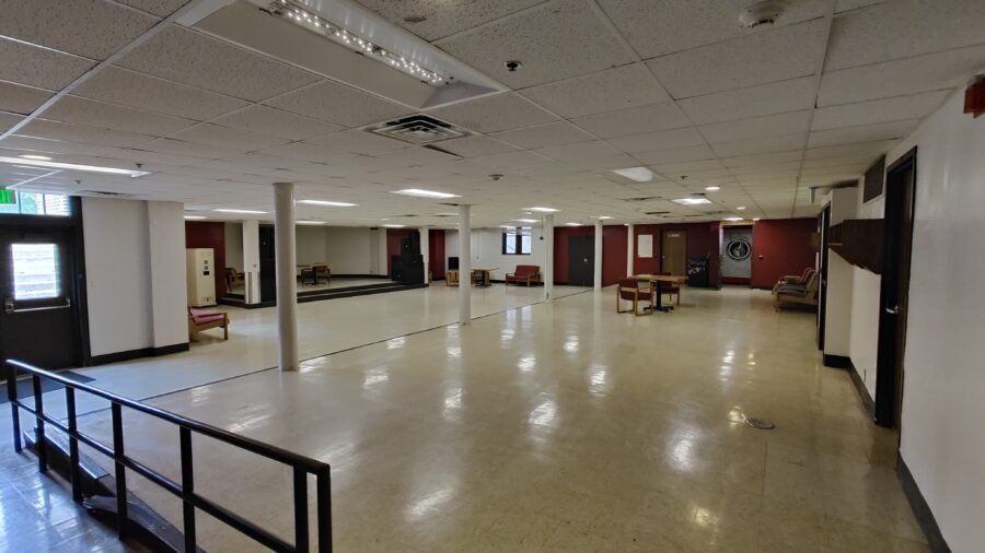 View of Gardner Lounge facing east and slightly north.