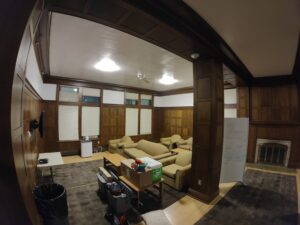 Rawson Lounge upon entering, viewing toward left.